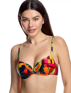 Womens Bikini Top Molded Cup W260124 - Multicolour - Size 36c - ORY - FashionsVida