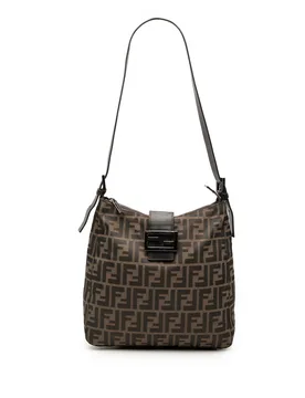 Zucca Canvas Shoulder Bag - Fendi - FashionsVida