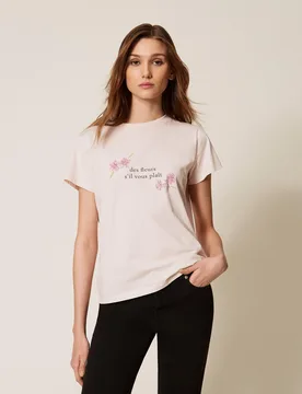 T-shirt regular avec imprimé - TWINSET - FashionsVida