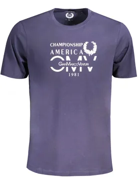 Herren T-Shirt Blau AU01484ITALO_BLNIGHBL