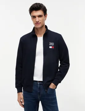 TOMMY EMBRO FLAG STAND COLLAR male - S - FashionsVida