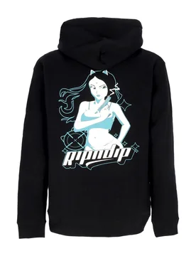 Felpa Cappuccio Uomo Desperado Hoodie Black - RIPNDIP - FashionsVida