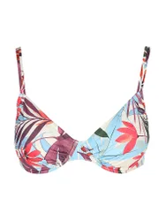 Top bikini da donna con ferretto crema 44C