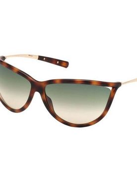 FT0770 Women's Sunglasses Havana/Other / Gradient Blue (S)
