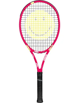 Raqueta de tenis BEAST POWER 270 g PINK SMILEY EDT encordada - Prince - FashionsVida