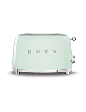 Schlitz Toaster 50‘s Retro Style Pastellgrün TSF01PGEU hellgrün baby - Smeg - FashionsVida