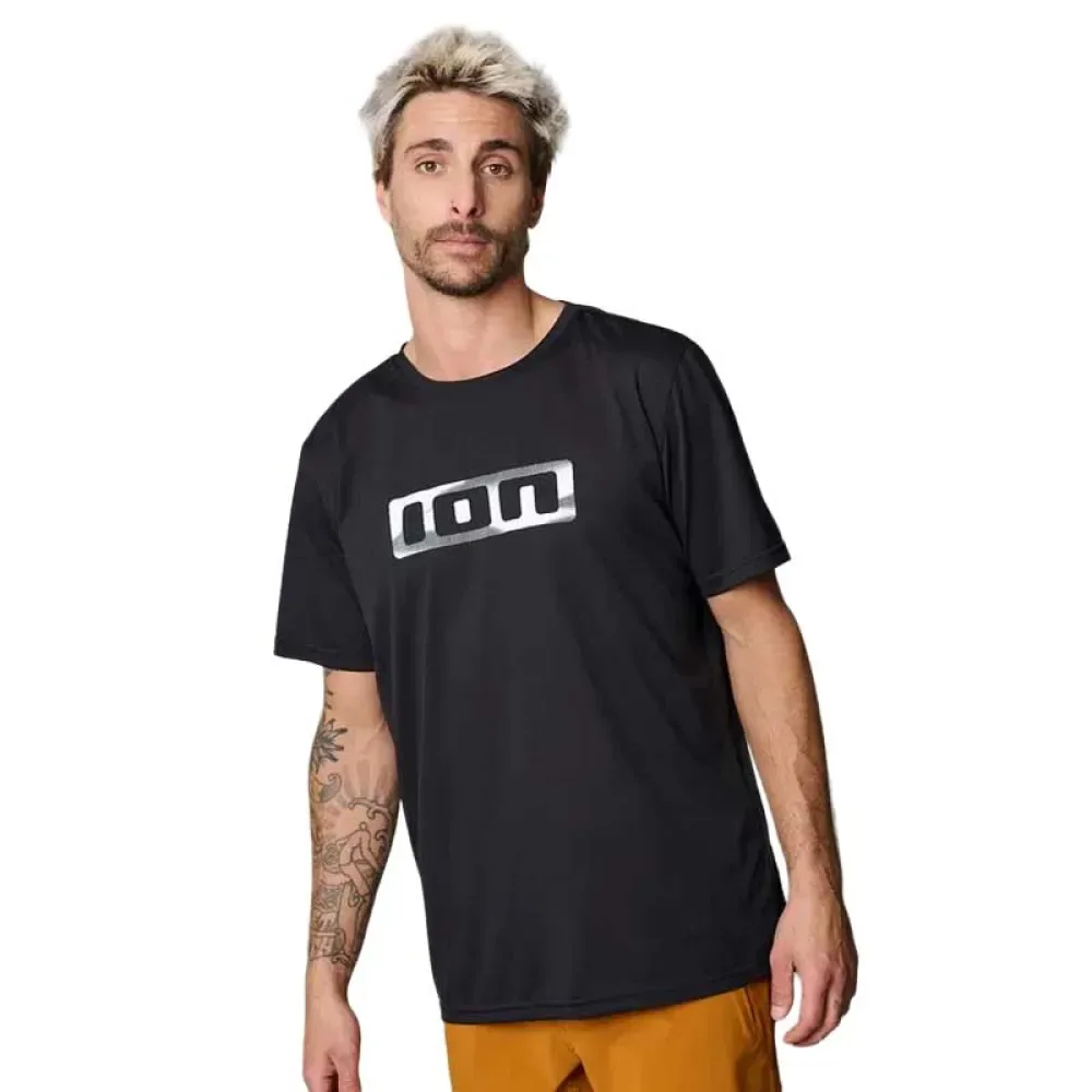 Maglia Da Enduro A Maniche Corte ic Dr Black - Ion - FashionsVida