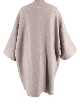 Iconic Mink-Trim Cashmere Cape - Agnona - FashionsVida