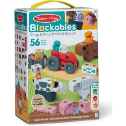 Melissa & Doug - Set de construcción Blockables Farm 56 piezas Melissa & Doug