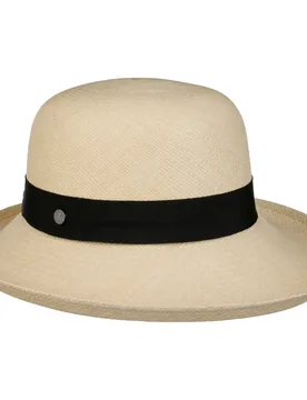 Pasadena Panama Upward Brimmed Hat by - nature - Damen - Size: L (59-60 cm) - Lierys - FashionsVida
