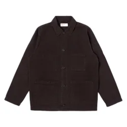 Giacca coverall jacket lyo linen mix - licorice