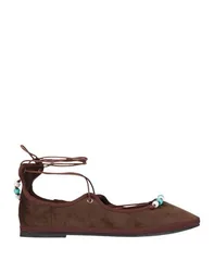 Ballerina Damen Schokobraun 36 Damen