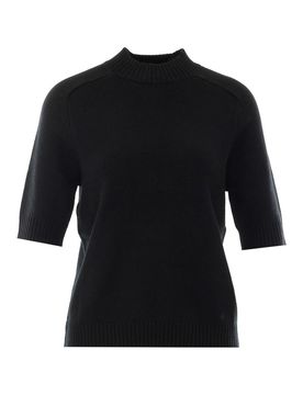 T-shirt Loulou de saison in maglia ruth nera
