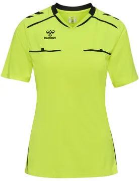 T-shirt à Manches Courtes Referee Neon Yellow XS - Hummel - FashionsVida