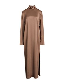 Maxi-Kleid Damen Maulwurfsgrau 42 Damen