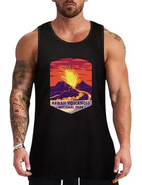 Hawaii Volcanoes National Park Tank Top Retro Graphic Tank Top Vintage Print Sleeveless Shirt - Aliexpress - FashionsVida