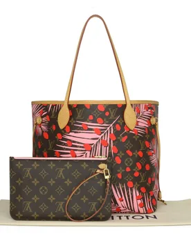 Monogram Jungle Dots Rose Ballerine Neverfull MM Bag - Louis Vuitton - FashionsVida