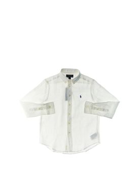 Camicia in lino POLO BOYS PANNA M