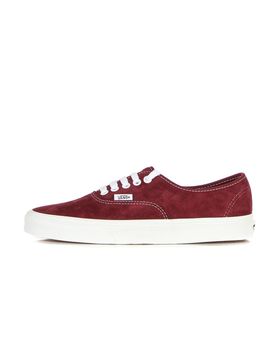 Scarpa Bassa Uomo Authentic (pig Suede) Pomegranate/white