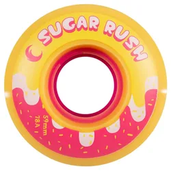 Roues De Patins Sugar Rush 78a Yello / Pink 59 x 38 mm unisex