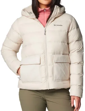 Doudoune en duvet - Harmony Falls™ Hooded Down Jacket Dark Stone - Taille L - Beige - Columbia - FashionsVida
