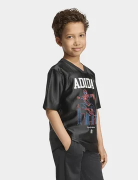 T-shirt Marvel Spider-man - Nero, nero nero Bambino taglia 9-10Y - Adidas - FashionsVida