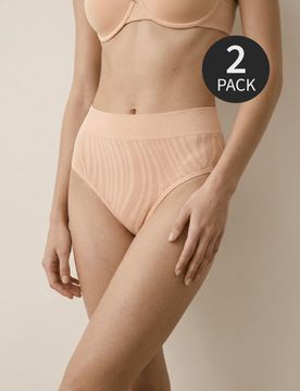 Perizomi a vita alta 2 pack - multicolor