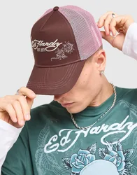 Rose Trucker Cap - Damen, Braun - female - Size: One Size