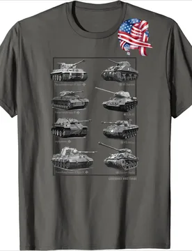 Tanks Sherman T-34 Tiger Men T-Shirt Short Sleeve Casual 100% Cotton O-Neck Summer Tees - Aliexpress - FashionsVida
