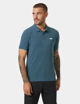Men's Driftline Quick-Dry Performance Polo Navy S - Washed Navy Blue - Male - Helly Hansen - FashionsVida