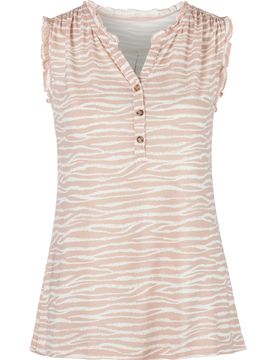 LASCANA Camiseta rosa / blanco