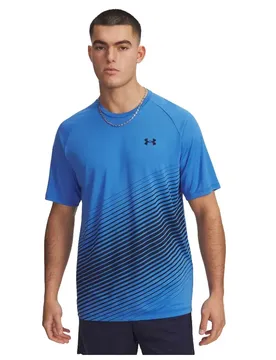 T-shirt à Manches Courtes Tech Fade Blue L
