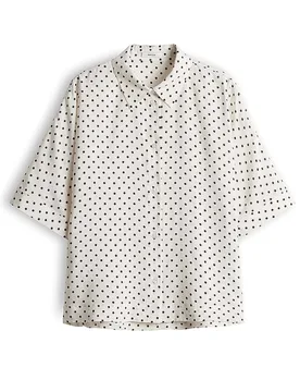 Hemdbluse FARISE POLKADOT creme 36 damen - Opus - FashionsVida
