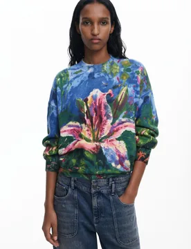 Pull jardin MATERIAL FINISHES S female - Desigual - FashionsVida