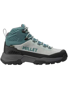 Chaussures de randonnée en GORE-TEX® - Ubic Mid GTX W Seaweed en Cuir - Taille 5 UK - Blanc - Millet - FashionsVida