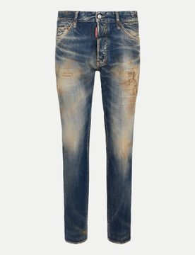 Slim-Fit Jeans Teddy Dark Sandy Burnt Blau 50