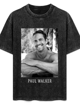Paul Walker Fan Art _amp_ Merch T-Shirt Holiday Casual Short Sleeve Top - Aliexpress - FashionsVida