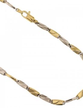 Collana Uomo in Oro Giallo e Bianco 803321717938