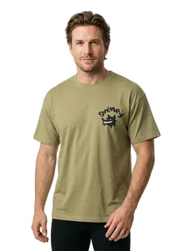 T-shirt à Manches Courtes The Planet Regular Khaki M ,Femme