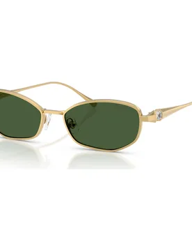 Occhiali da sole, Forma a cuscino, SK7042, Verdi OS - Swarovski - FashionsVida