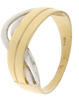 Anello Donna Oro Giallo Bianco 803321714458