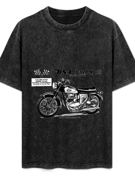 BSA Lightning, America's favourite super sport! T-Shirt Ultra Soft Breathable Tee Top - Aliexpress - FashionsVida