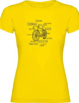 Maglietta A Maniche Corte Hotspots Yellow - Kruskis - FashionsVida