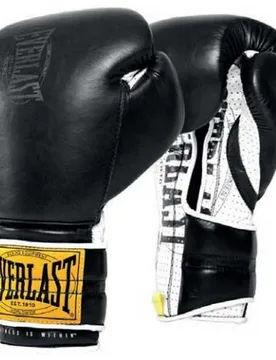 Gants D´entraînement 1910 Hook&loop Sparring Black 14 oz - Everlast - FashionsVida
