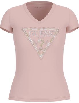 T-shirt rosa chiaro logo Python W5RI21 J1314 A61L