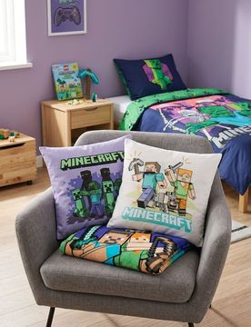 Confezione Minecraft da 2 copricuscini - multicolor