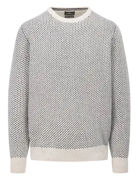 Pull 1410310 Winter White M Homme - Fynch Hatton - FashionsVida