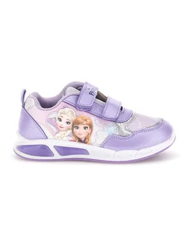 Sneakers lilla con luci LED D4310711S 28 - Frozen - FashionsVida