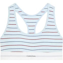 Soutien-gorge De Sport Lightly Lined Two Step Stripe / Ice Water M