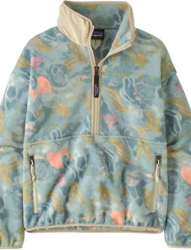 Polaire à col montant zippée - W's Synch Marsupial Moon Tripper Virtually Blue - Taille M - Bleu - Patagonia - FashionsVida